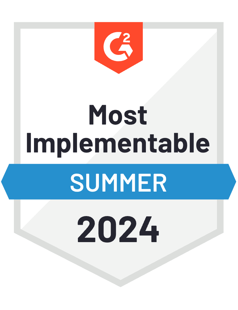 2024 Summer g2-Most-Implementable