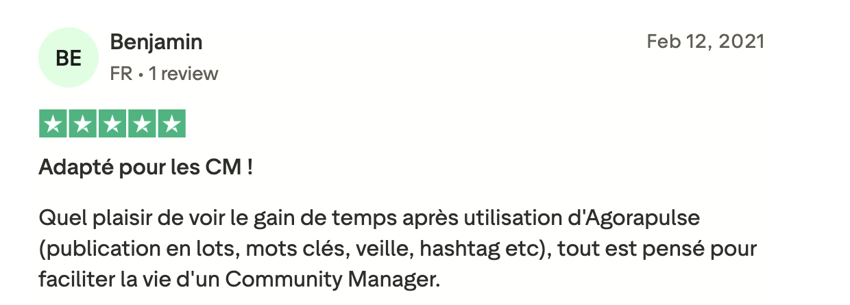 Agorapulse est adapté pour les community managers